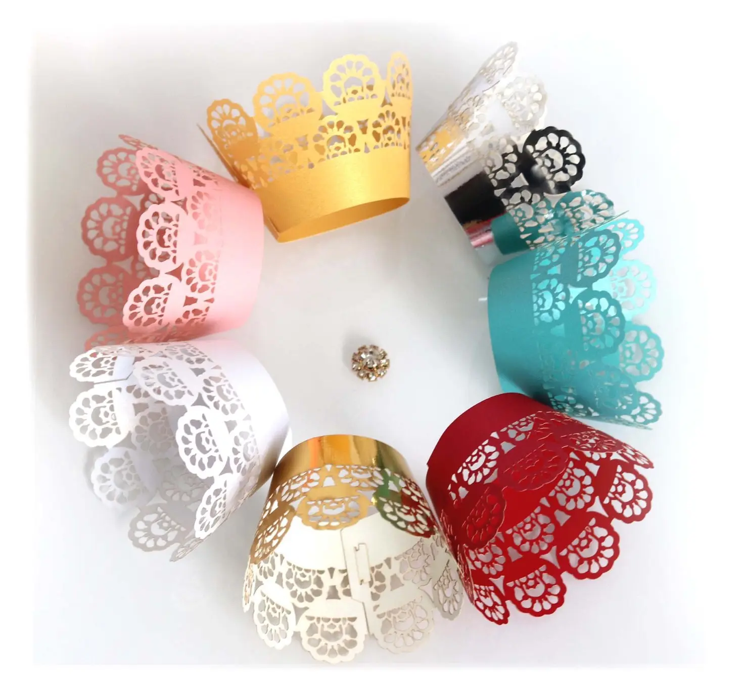 Delicate Lace Edge Cup Cake Paper Cupcake Muffin Paper Cup Cake Wrappers