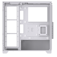 Boîtier PC Gamer LOVINGCOOL à Effet Visuel Superbe, Châssis de Bureau pour Ordinateur ATX M-ATX Mini ITX, Tour Moyenne pour PC Gamer