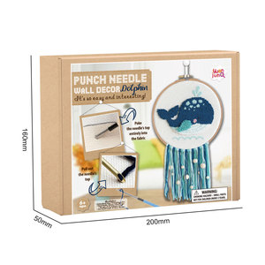 2026 Whale Punch Needle Starter <b>Kits</b> DIY Rug Punch <b>Beginners</b> <b>Kit</b> With an Adjustable Needle <b>Embroidery</b> - Product Image 2