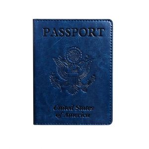 Porta Pasaportes Personalizado al por Mayor con Logotipo, Porta Pasaportes de Viaje de Cuero PU de Lujo con Diseño de Avión y Juego de Etiquetas para Equipaje - Product Image 5
