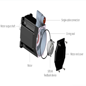 Kollmorgen P70360-SDN ไดรฟ์เคลื่อนที่240/120 VAC 47-63Hz 2.5A 20x20x10m 3kg - Product Image 1
