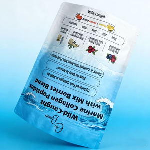 Sacs en plastique personnalisés feuille d'aluminium anti-odeur chocolat bonbon sucre noix alimentaire sac debout avec fermeture éclair - Product Image 5