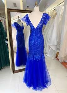 Nuevos vestidos azules elegantes <span class=keywords><strong>para</strong></span> madre del novio <span class=keywords><strong>para</strong></span> boda - Product Image 5