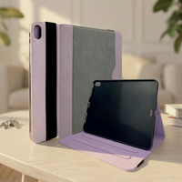 Étui pour iPad Air 13 pouces M4/M3/M2 (2026/2025/2024) Étui en cuir à angles de vision multiples pour iPad Air (M4) 2025