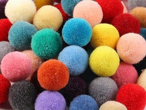 Boules de laine à haute élasticité, petites boules de laine en <span class=keywords><strong>polyester</strong></span>, boules de peluche colorées, accessoires de bricolage et accessoires disponibles en stock - Product Image 6