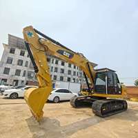 Excavatrice Caterpillar 320D d'occasion, d'origine japonaise, 20 tonnes, sur chenilles, pour travaux de construction lourds, excavatrice hydraulique
