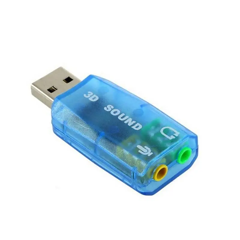 Thẻ Âm Thanh Ngoài Mini 5.1 3D Trình Điều Khiển Usb Thẻ Âm Thanh Usb Bộ Chuyển Đổi Âm Thanh Usb