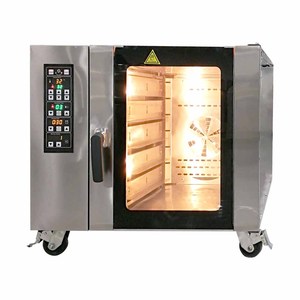 Lò nướng đối lưu xoay 5 khay thương hiệu XEOLEO, thiết bị làm bánh bằng điện, lò nướng bánh mì xoay - Product Image 2