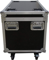 Pro Audio DJ Touring 44x22x22 Utility Road Trunk Case Wheels Flight Case