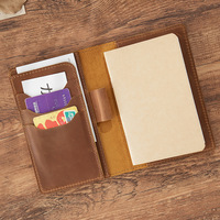 de qualité supérieure avec fentes pour cartesBoucle de stylo Étui pour ordinateur portable en cuir véritable haute capacité