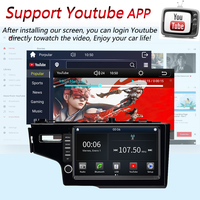 LELV Linux pour Honda Fit 3 Jazz 9 pouces 2014-2020 Sportback Tableau de bord IPS Lecteur multimédia autoradio sans fil Carplay Android Auto