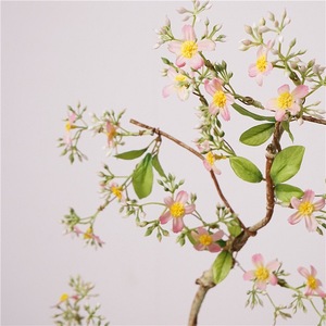 Branches artificielles multicolores de fleurs sauvages avec petites fleurs, fausses fleurs de printemps pour la décoration de chambre, salon, ou mariage - Product Image 2