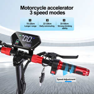2024 keluaran baru 800w 1000w skuter elektrik kontrol kunci NFC Speaker <span class=keywords><strong>Alarm</strong></span> jarak jauh skuter listrik Off Road 10 inci - Product Image 3