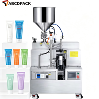 Machine de remplissage et de scellage semi-automatique à ultrasons pour tubes en plastique ABL de crème cosmétique, pommade et pâte