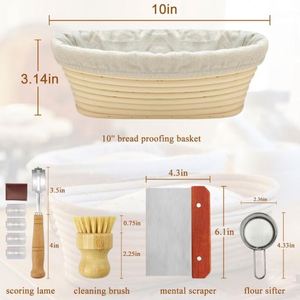 Cesta de fermentación grande personalizada para masa de pan con tapa, de arcilla, para panadería, para fermentación en caliente, tendencia - Product Image 2