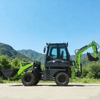 Nouveautés : Chargeuse-pelleteuse Tienu 2 tonnes 3 tonnes 4x4, engin de terrassement pour l'agriculture