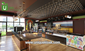 Rak <span class=keywords><strong>display</strong></span> supermarket tingkat tinggi konter checkout modern untuk supermarket diskon besar rak kabinet dinding desain untuk dijual - Product Image 5