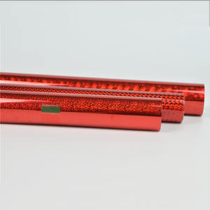 מתכתי צבעים אדום הולוגרפית חמה ביול רדיד הולוגרפי shinny לייזר פלסטיק רדיד עבור ABS מחשב PVC גיליונות - Product Image 6