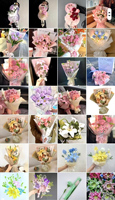 Vente en gros de 8mm Bâton torsadé Creative DIY Fleurs faites à la main avec fil flou Chenille Cadeaux de fantaisie pour fleurs sèches faites à la main
