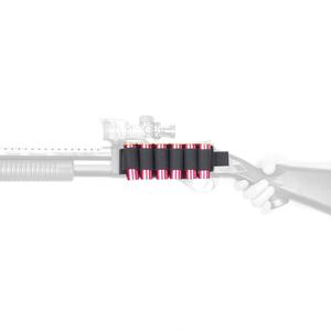 Ceinture tactique décontractée et durable pour l'extérieur avec fermeture éclair, <span class=keywords><strong>porte</strong></span>-cartouches 6 douilles en nylon noir pour la chasse - Product Image 5