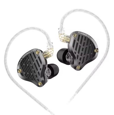NEW KZ PR3 in Ear 13.2MM Planar Driver Wired Earphones HiFi Bass Monitor Earbuds Sport Wired Headset PR2 PR1 ZAS ZAR