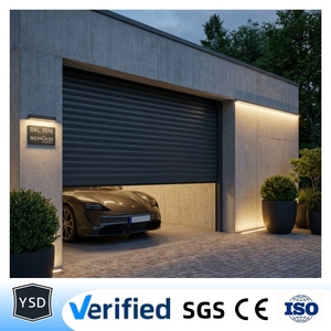 <span class=keywords><strong>Porte</strong></span> <span class=keywords><strong>de</strong></span> <span class=keywords><strong>garage</strong></span> automatique industrielle en acier, résistante au vent, robuste, résistante aux ouragans, à enroulement - Product Image 2