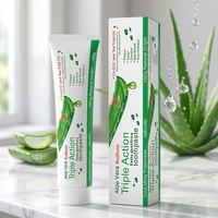 Dentifrice personnalisé aux herbes et à l'aloe vera, essence végétale blanchissante, anti-gingivite, haleine fraîche, soin buccal, usage domestique, OEM personnalisé