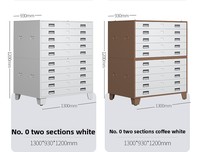 Gabinete plano de acero para archivos planos A0 A1, cajón de almacenamiento de mapa Horizontal para arquitectos, ingenieros, cocina, uso escolar al aire libre