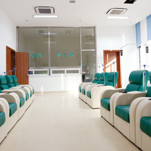 Silla de infusión Xima Baiyang XM068, sillón reclinable de hospital con pasamanos para uso clínico - Product Image 3