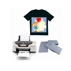 A4 Size Unewprint Dark Geen Cut Digital Printing Inkjet Heat Transfer Papier Voor Katoen Stof Textiel T-shirt Muis Pads Kussens