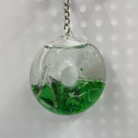 Porte-clés personnalisé en acrylique transparent avec figurine flottante et paillettes, pendentif mignon pour cadeaux et organisation des clés en forme de donut