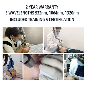 <span class=keywords><strong>Machine</strong></span> laser NdYAG à commutation Q 1064, système portable de suppression de tatouage à double longueur d'onde, utilisation commerciale OEM/ODM - Product Image 5