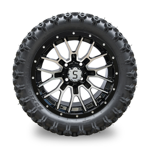 Neumático de 4 Capas y Conjunto de Rueda de 14 Pulgadas para Carro de Golf SRGCTW-416, 22x10-14 23x10.5-14 - Product Image 2