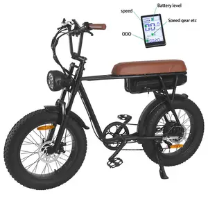 בסיוע חשמלי אופניים bici Brushless מנוע חשמלי אופני שומן E-אופניים-fahrrad 1000w 20 זאל עיר Ebike עם סל
