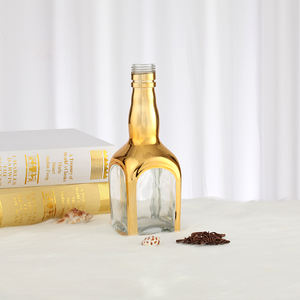 Produit en gros de luxe, petite bouteille de liqueur vide en verre avec liège en bois - Product Image 6