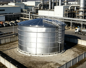 Serbatoio Industriale in Acciaio Inox per Stoccaggio Acqua, Capacità 5000 Galloni, Rivestimento Antiruggine, <span class=keywords><strong>Dimensioni</strong></span> Personalizzabili - Product Image 3