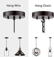 Plaque de fixation pour luminaire suspendu, moderne, multicolore, en métal, pour intérieur/extérieur, kit de montage de plafond, vente directe d'usine