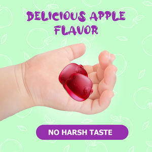 Permen Kunyah Cuka Apel Label Pribadi dengan Suplemen <span class=keywords><strong>Vitamin</strong></span> <span class=keywords><strong>B12</strong></span> Folate untuk Pengelolaan Tubuh Meningkatkan Energi Anak-anak Sim Gummies - Product Image 6