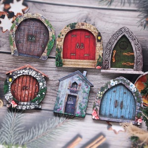 <span class=keywords><strong>Maison</strong></span> <span class=keywords><strong>de</strong></span> poupée 3D à double étage, porte <span class=keywords><strong>de</strong></span> fée <span class=keywords><strong>de</strong></span> jardin et nain en bois, best-seller d'<span class=keywords><strong>Amazon</strong></span>, <span class=keywords><strong>de</strong></span> la marque Xinchen - Product Image 2