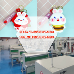 Tùy Chỉnh Phim Hoạt Hình Cao Su Phần Mềm Móc Chìa Khóa Mặt Dây Chuyền 6-Màu UV In Ấn Món Quà Nhỏ Hoạt Hình Ngoại Vi Bán Buôn - Product Image 4