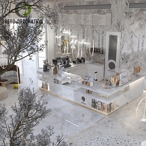 Moderna decorazione del bancone della caffetteria soluzione espositiva per decorazioni da Bar al dettaglio negozio di panetteria infissi <span class=keywords><strong>Cafe</strong></span> Interior Design - Product Image 4