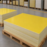 Plaque en fibre de verre époxy FR4 jaune, panneau d'isolation électrique, plaque stratifiée haute résistance, usinage CNC personnalisé