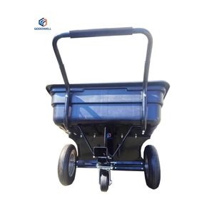 Due ruote in acciaio prato esterno in plastica facile da trasportare traino ribaltabile <span class=keywords><strong>dietro</strong></span> il rimorchio da giardino - Product Image 4