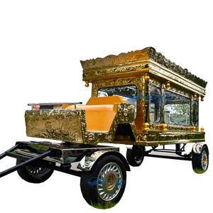 Nouveau modèle 2026 de cercueil mobile de luxe pour transport spécial, fabriqué sur mesure, type break, avec remorque et fonction cercueil. - Product Image 1