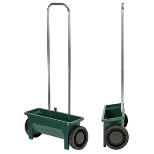Poignée <span class=keywords><strong>en</strong></span> aluminium avec rouleaux réglables, 12l, pour le jardin, la <span class=keywords><strong>pelouse</strong></span>, l'alme, le sel, la graines de sol, 2 pièces - Product Image 3