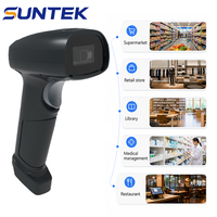 Escáner de Código de Barras con Cable, USB, 2D, para Supermercados, Inventario, Punto de Venta, Aplicaciones de Pago, SUNTEK