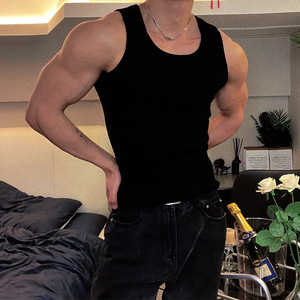 <span class=keywords><strong>Canotta</strong></span> da Uomo Personalizzata di Alta Qualità, Canotte da Uomo <span class=keywords><strong>a</strong></span> <span class=keywords><strong>Costine</strong></span> Multicolore in Poliestere - Product Image 3