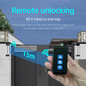 Operador de Puerta Automática con Brazo Curvo Impermeable para Uso Exterior, Sistema de Control de Acceso Eléctrico para Abrir y Cerrar Puertas - Product Image 4