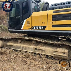 Excavatrice sur chenilles d'occasion SANY SY375H, 37 tonnes, grande excavatrice bien entretenue, équipement lourd pour travaux de terrassement SY215C SY135C SY75C - Product Image 5