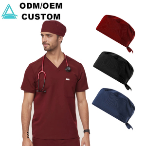 Cuffie Chirurgiche Morbide con Logo Personalizzato e Stampa Completa, Colore Solido, Cappello da Infermiere e Dottore per Uomini e Donne, Ospedali, Cliniche, Studi Dentistici - Product Image 1